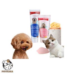 Cheese Flavored Toothpaste Set for Pets by Bioline 1