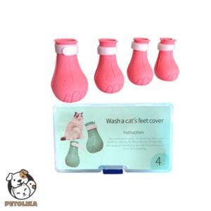 Silicone Cat Boots for Bath Time Protection