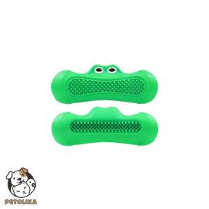 dog chew toy green