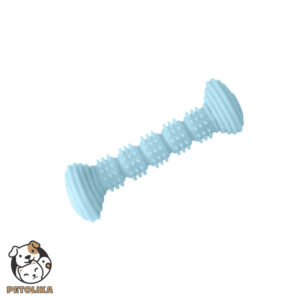 tpr chew toy for dogs blue dental cleaning