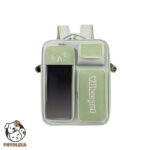 rectangular cat backpack green