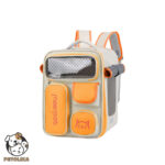 PetVision Transparent Pet Backpack for Cats and Dogs – High Ventilation Orange
